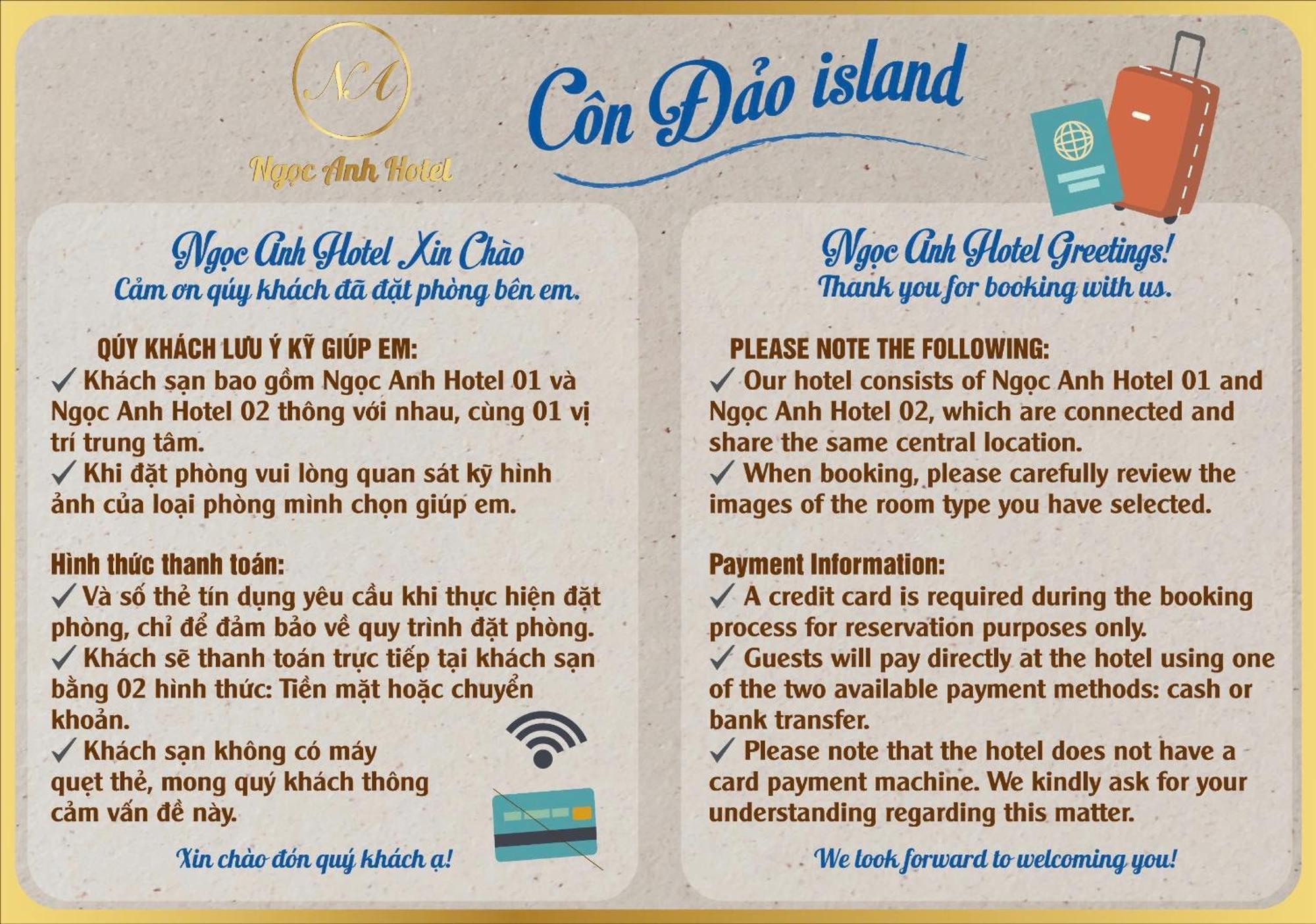 Ngoc Anh Hotel Chi Khu Co Ong Eksteriør bilde